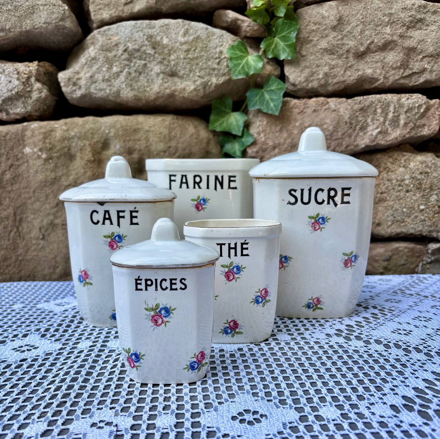 Pots à épices Digoin Sarreguemines