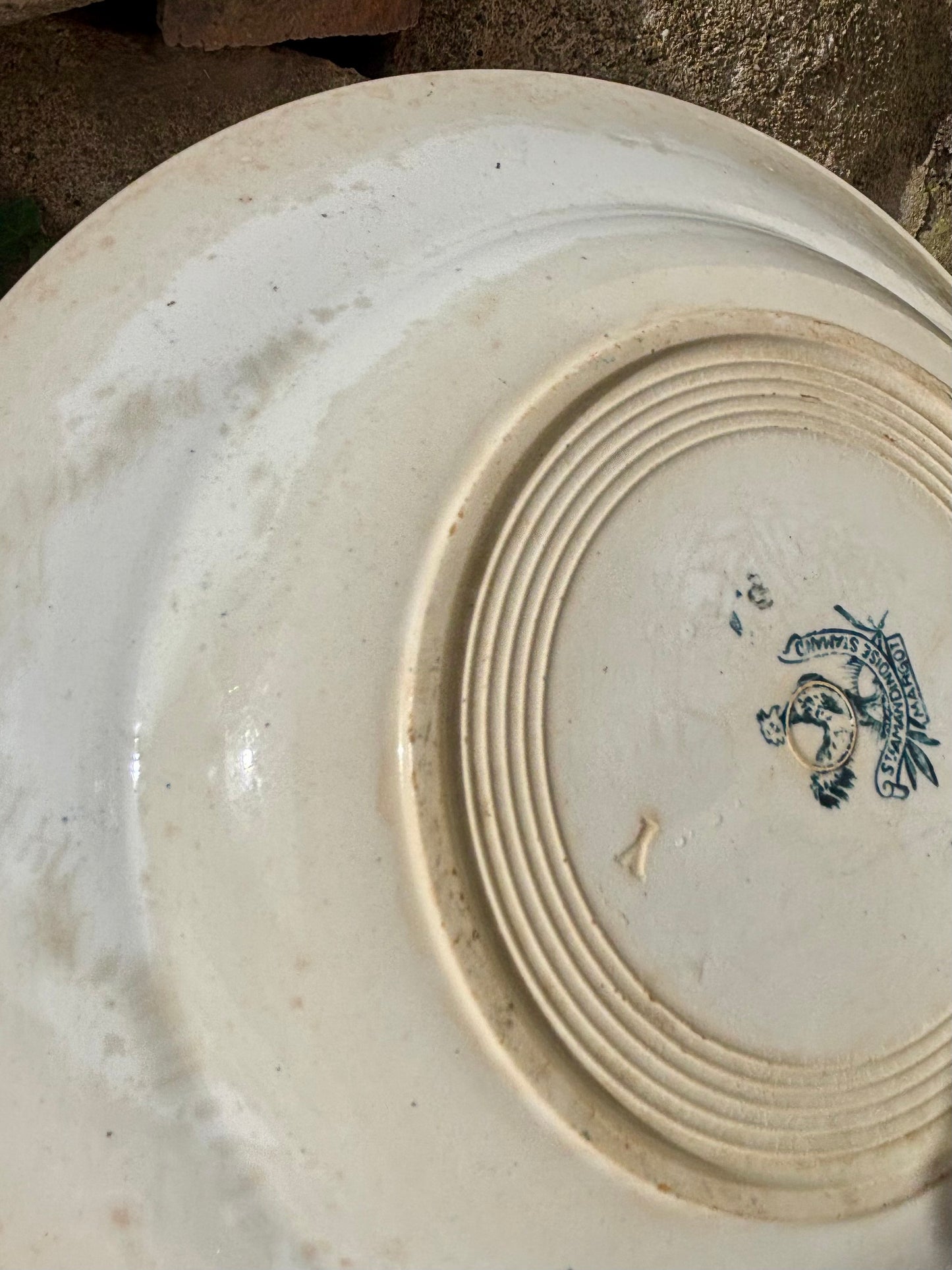 Assiette St Amandinoise St Amand modèle Margot