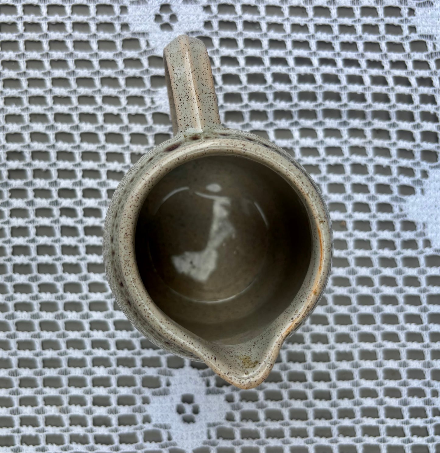 Pot à lait Sarreguemines en grès émaillé années