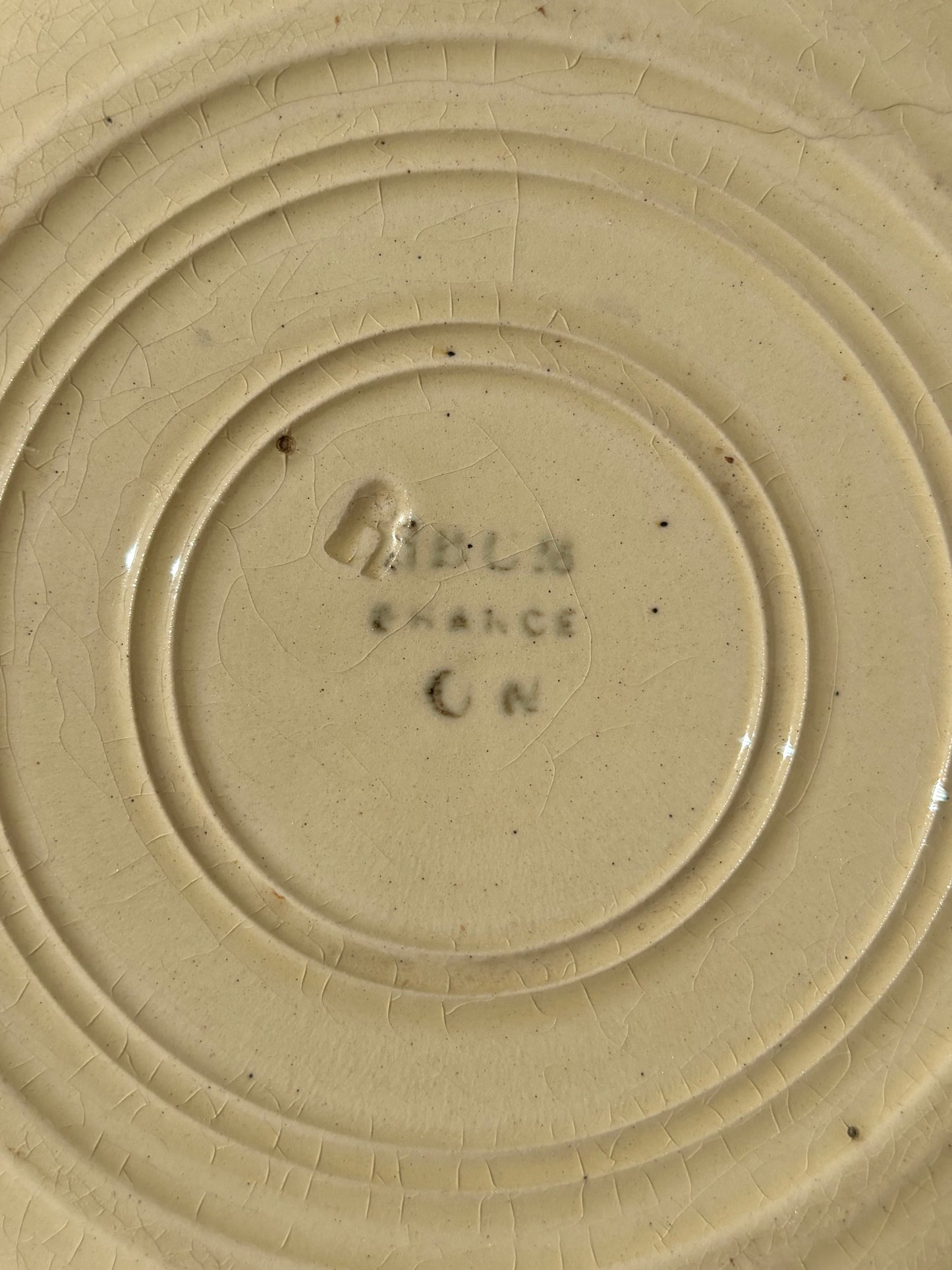 Assiette HBCM modèle Paradis