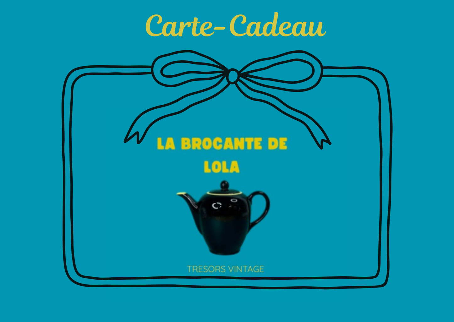 Carte cadeaux boutique vintage