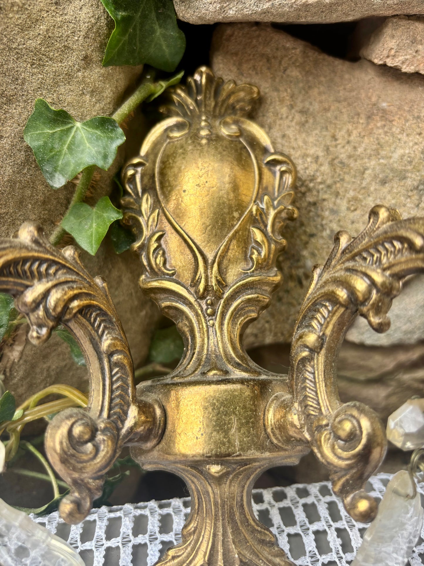 Appliques en bronze style Louis XVI
