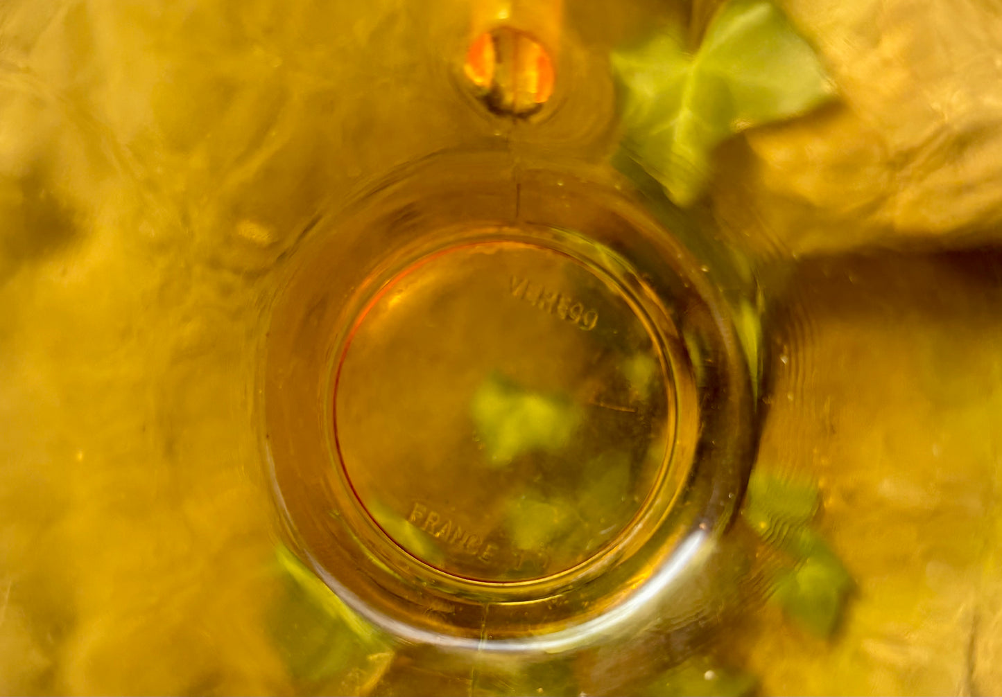 Tasses verre ambré Vereco