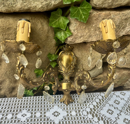 Appliques en bronze style Louis XVI