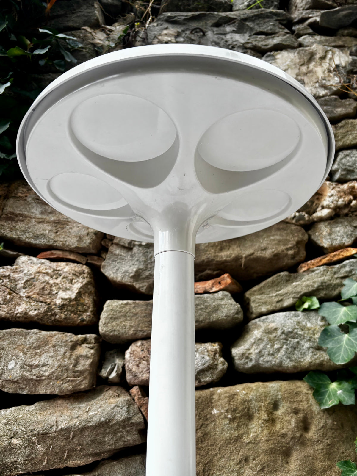 Bar portatif Space Age plastique blanc