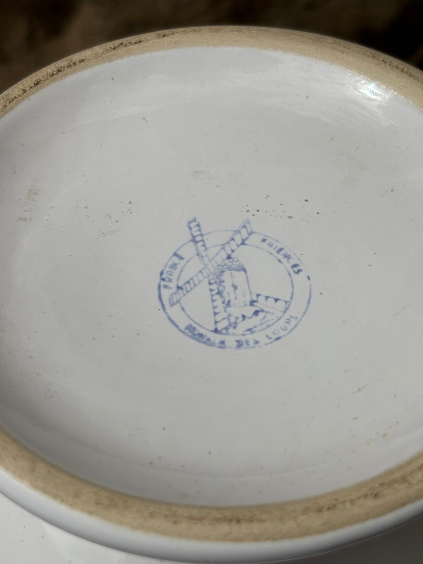 Vase Moulin des Loups décor coloré