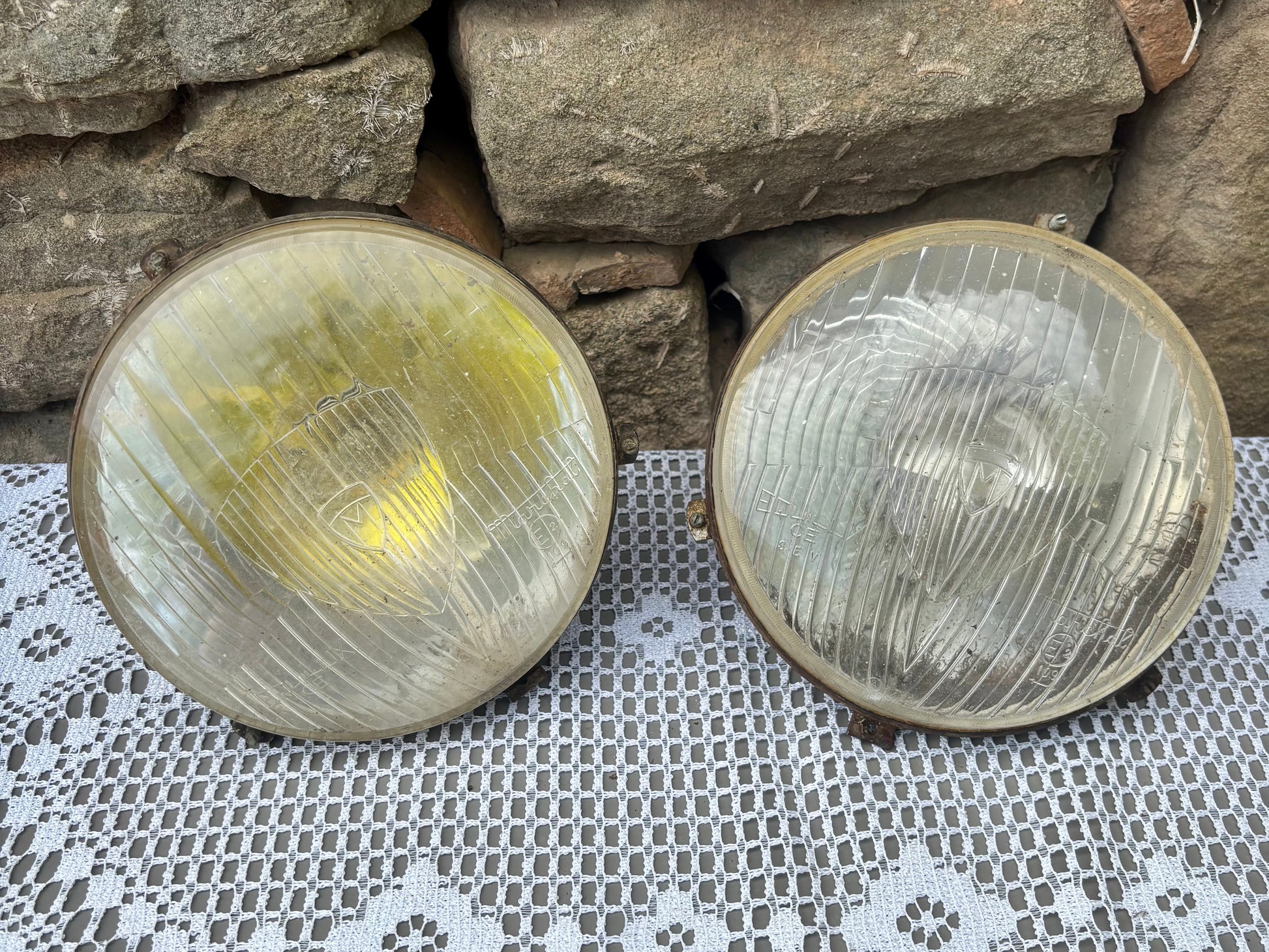 Phares blocs optiques auto Marchal Equilux 1950 lot