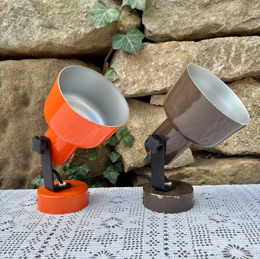 Paire de spots seventies