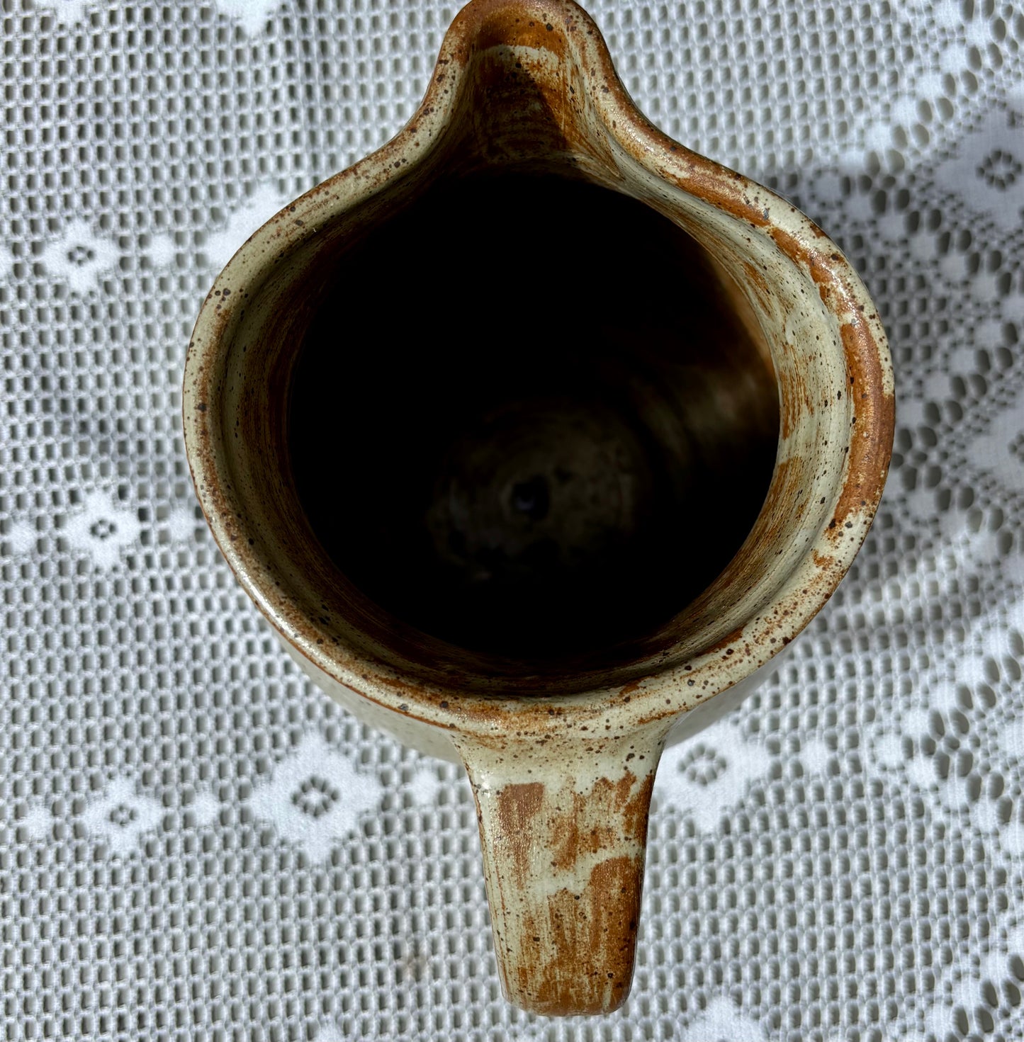 Grand pichet en grès pyrité