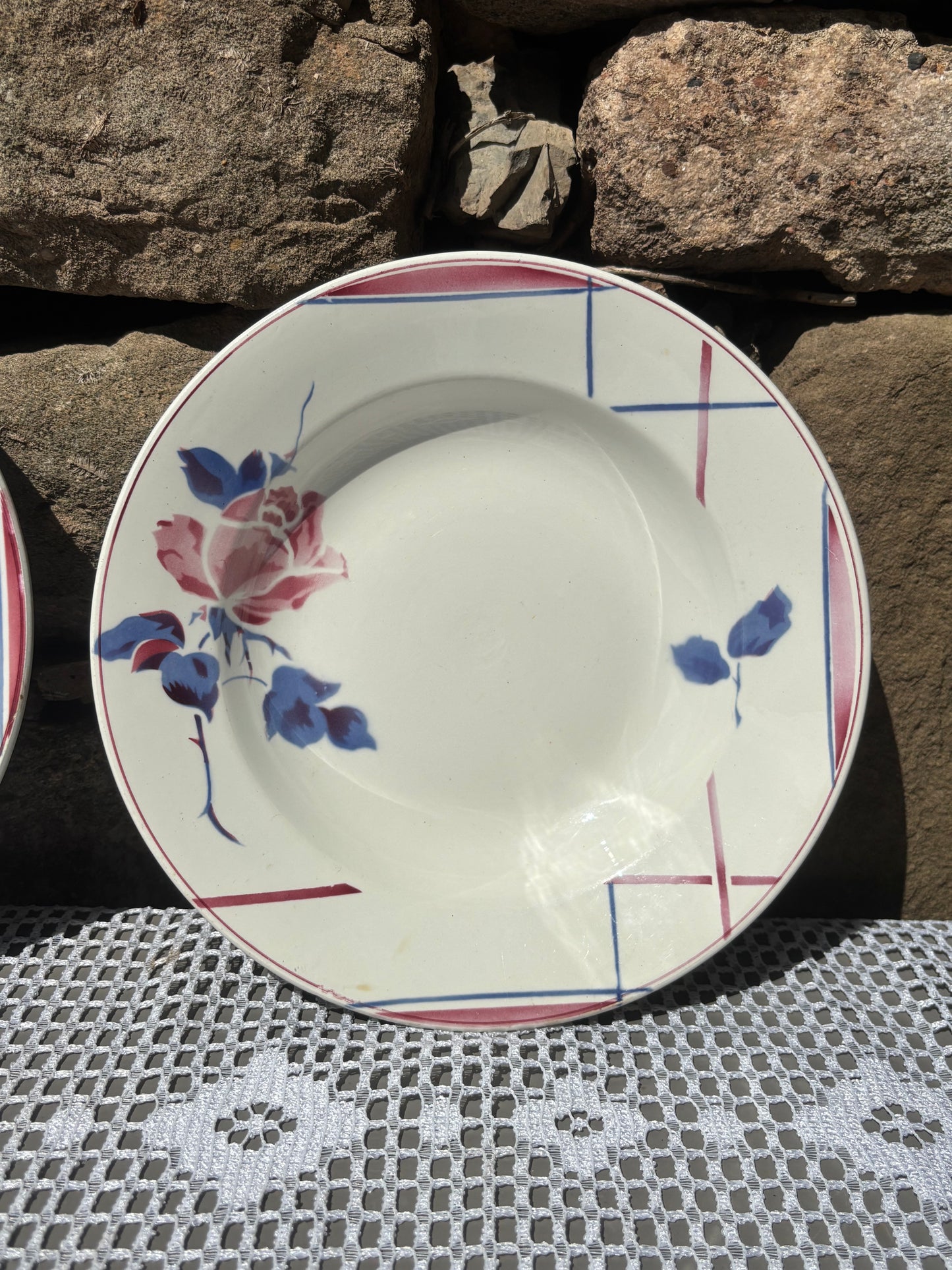 Assiettes Digoin Sarreguemines El Golea