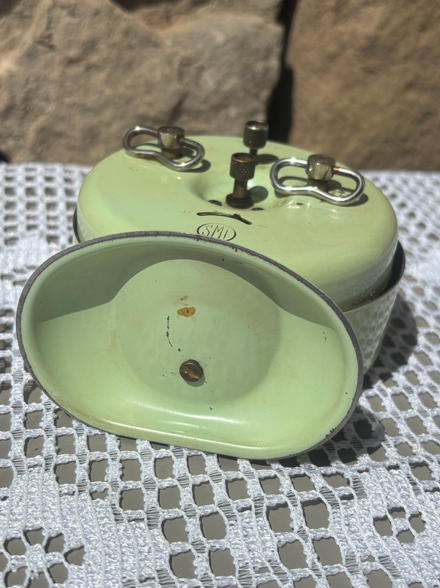 Réveil SMI métal laqué 50s