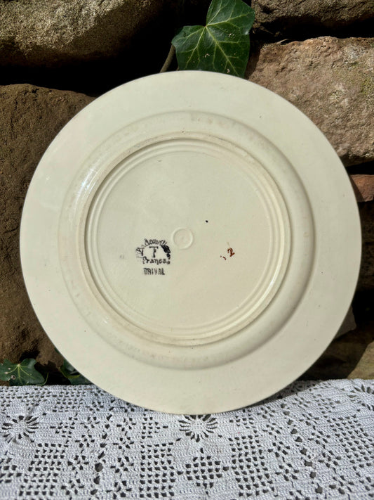 Assiette Badonviller modèle Orival