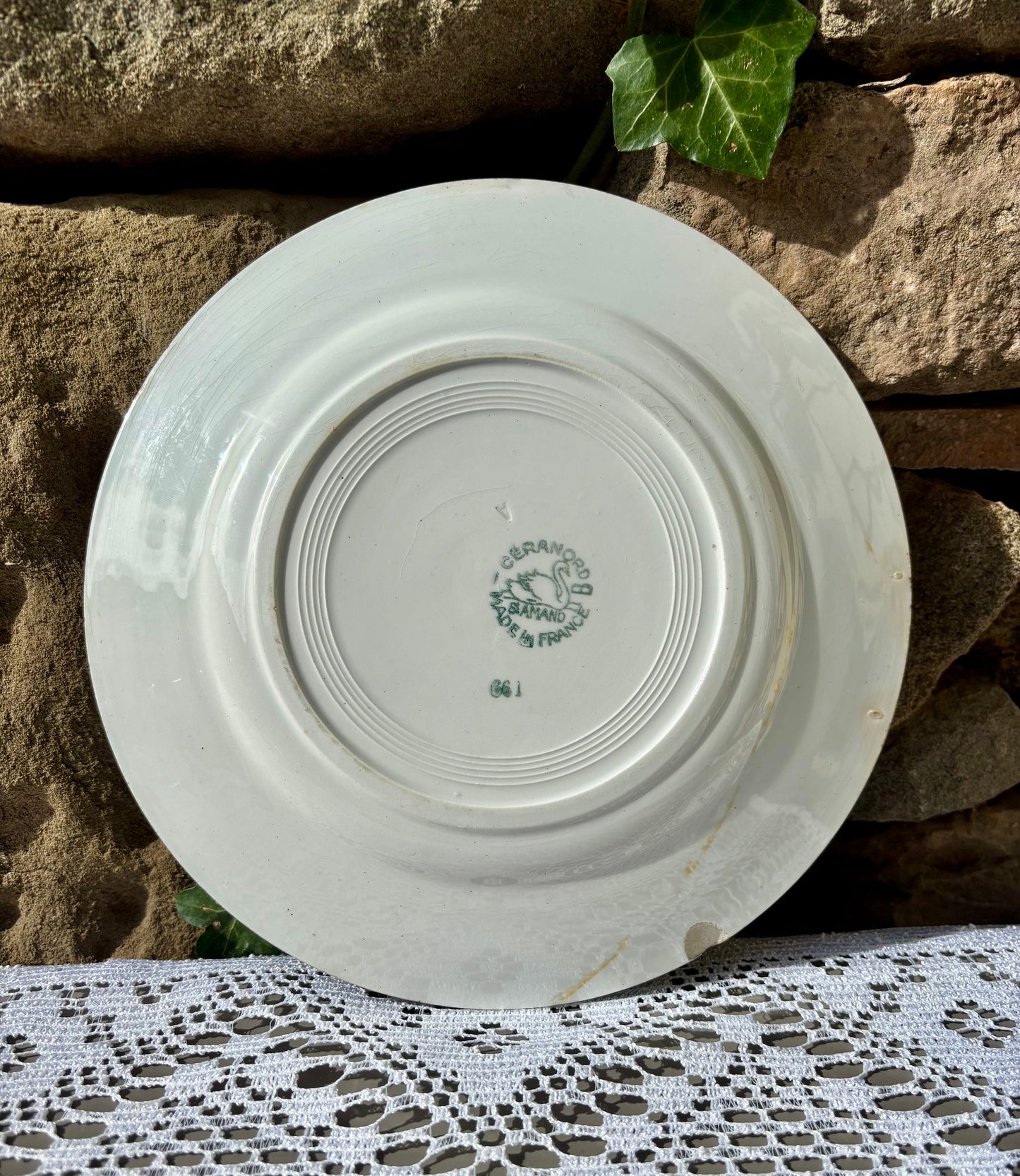 Assiette Ceranord St Amand