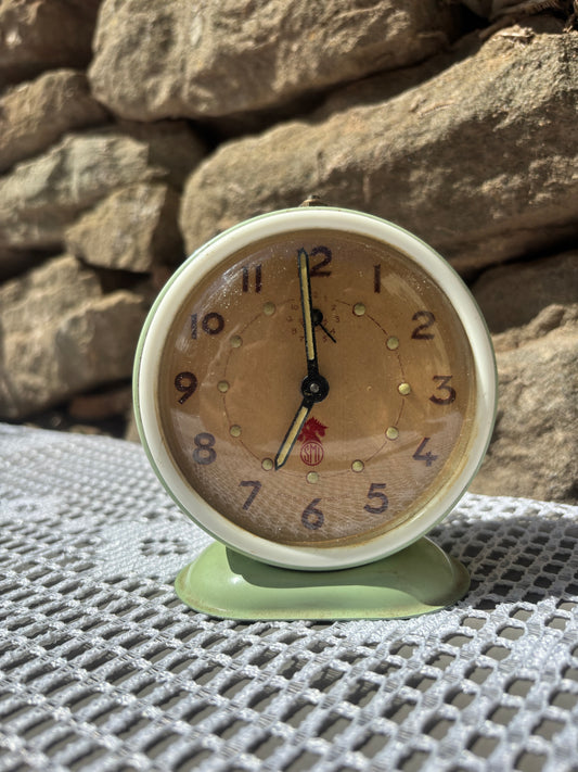Réveil SMI métal laqué 50s