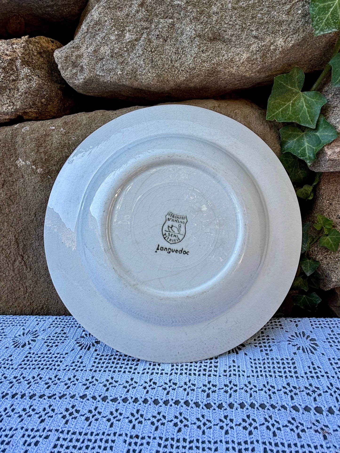 Assiette Ceranord St Amand modèle Languedoc