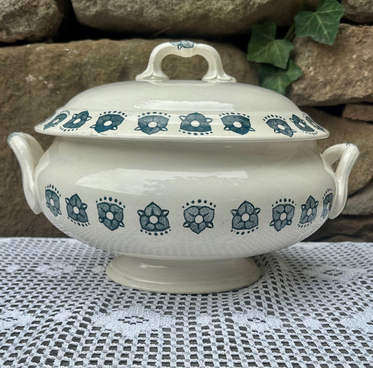 Soupière Faïencerie de Givors modèle Arlette