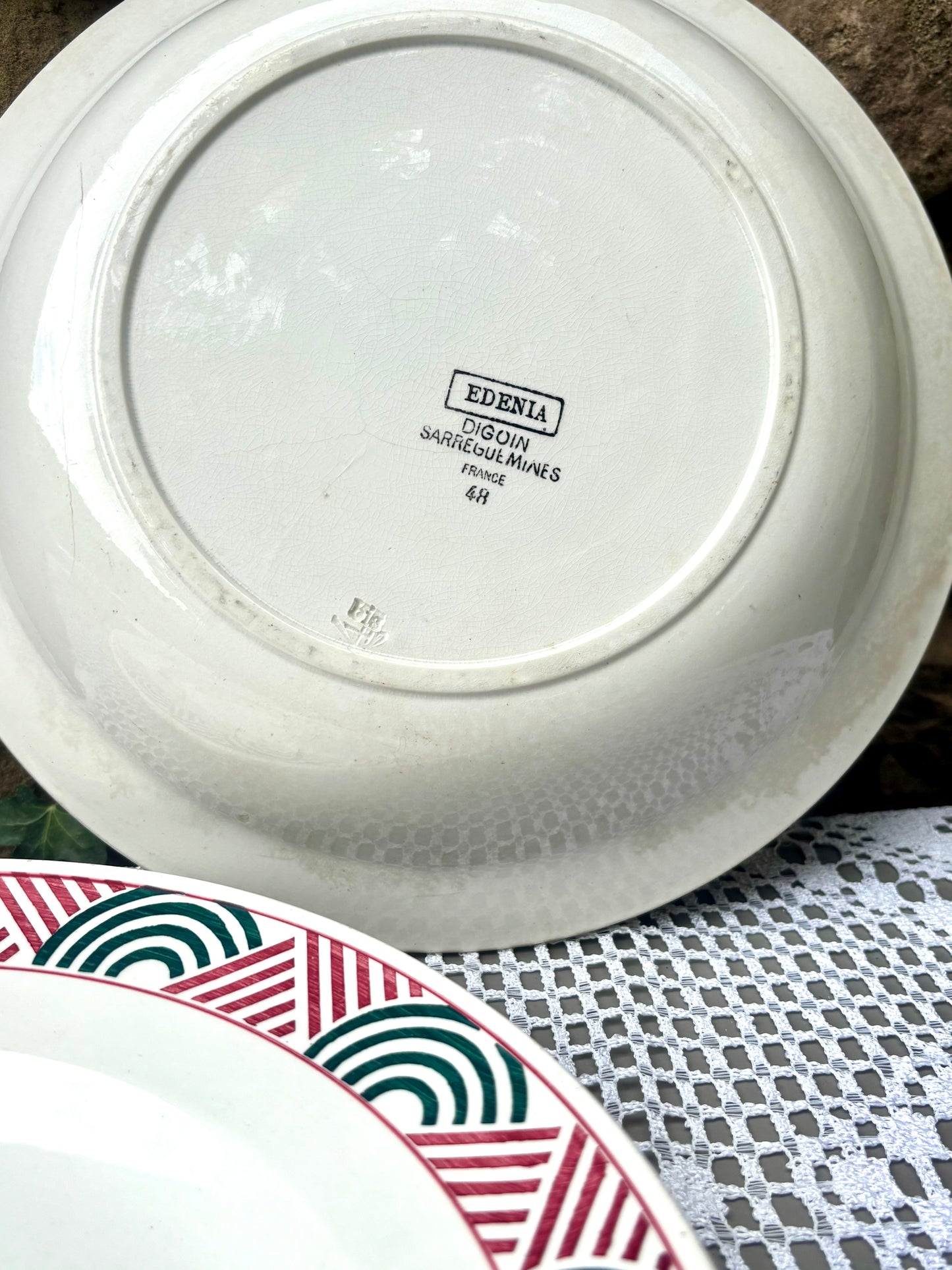 Plats Digoin Sarreguemines modèle Edenia