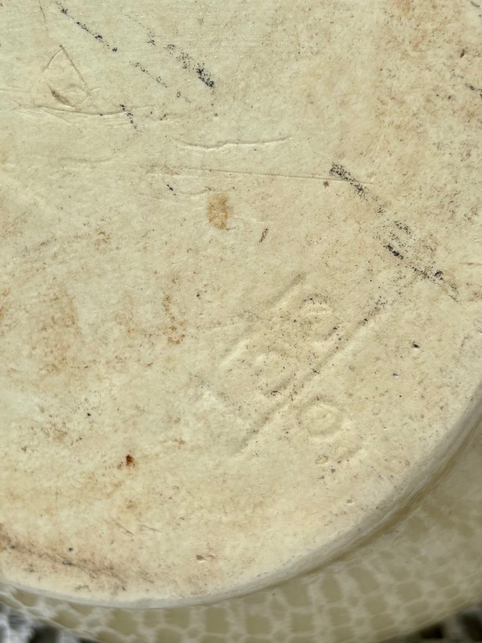 pichet emaille blanc creme 1950