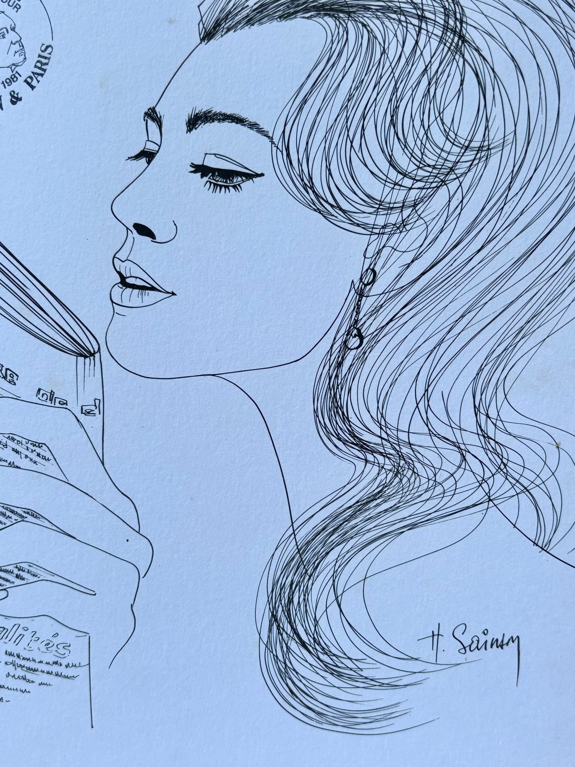 planche premier jour 1981 2 dessin