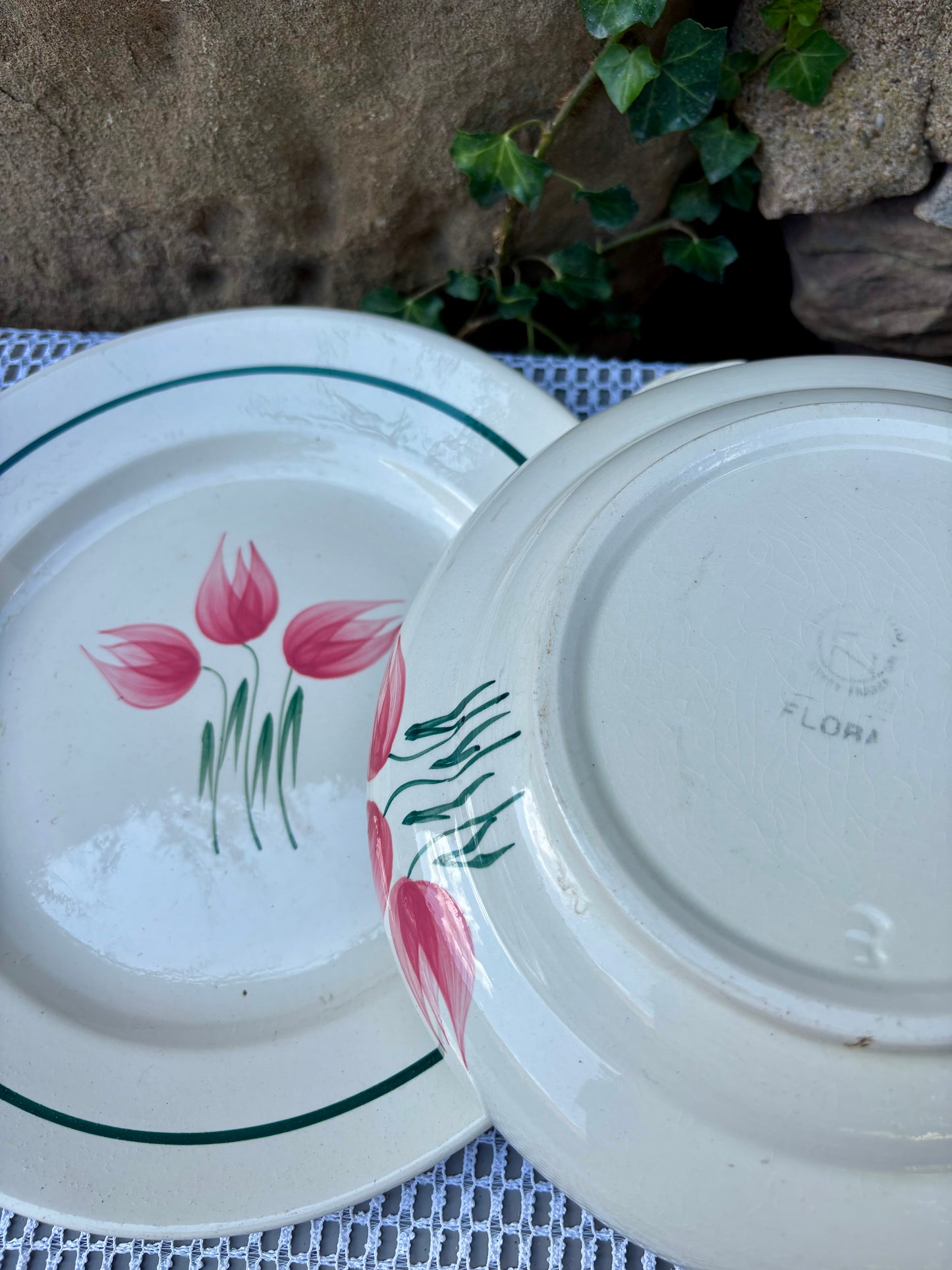 soupiere givors flora 1950 signature