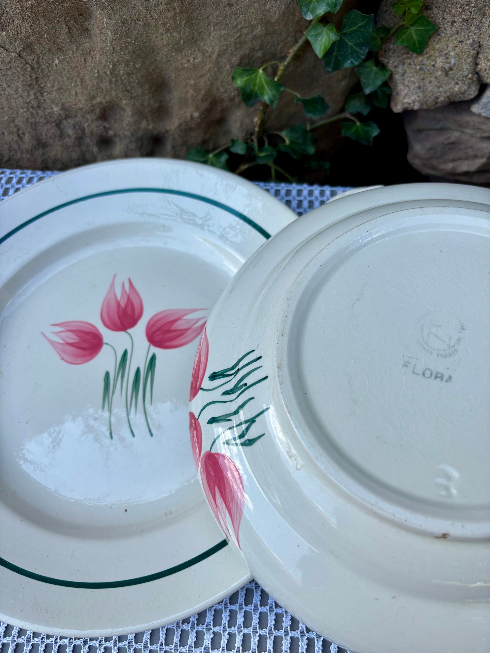 soupiere givors flora 1950 signature