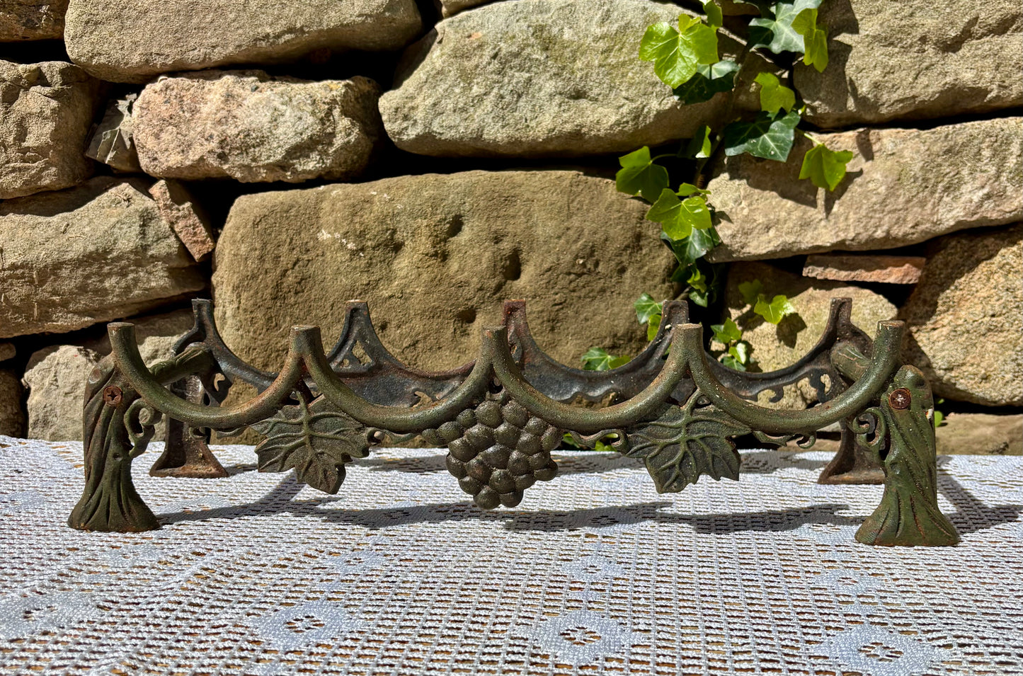 Porte bouteille fer forgé