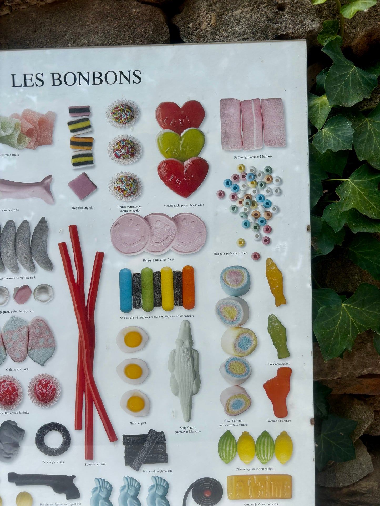 Affiche vintage « Les Bonbons »