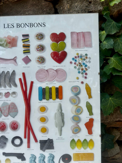 Affiche vintage « Les Bonbons »