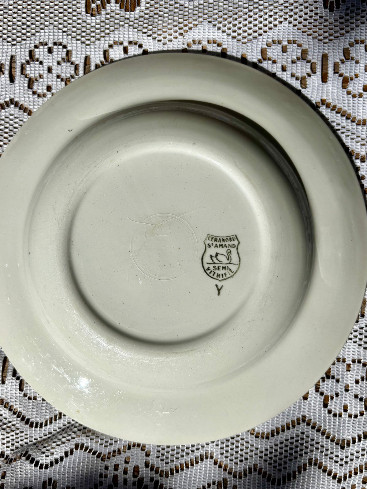 Assiettes Ceranord St Amand x5
