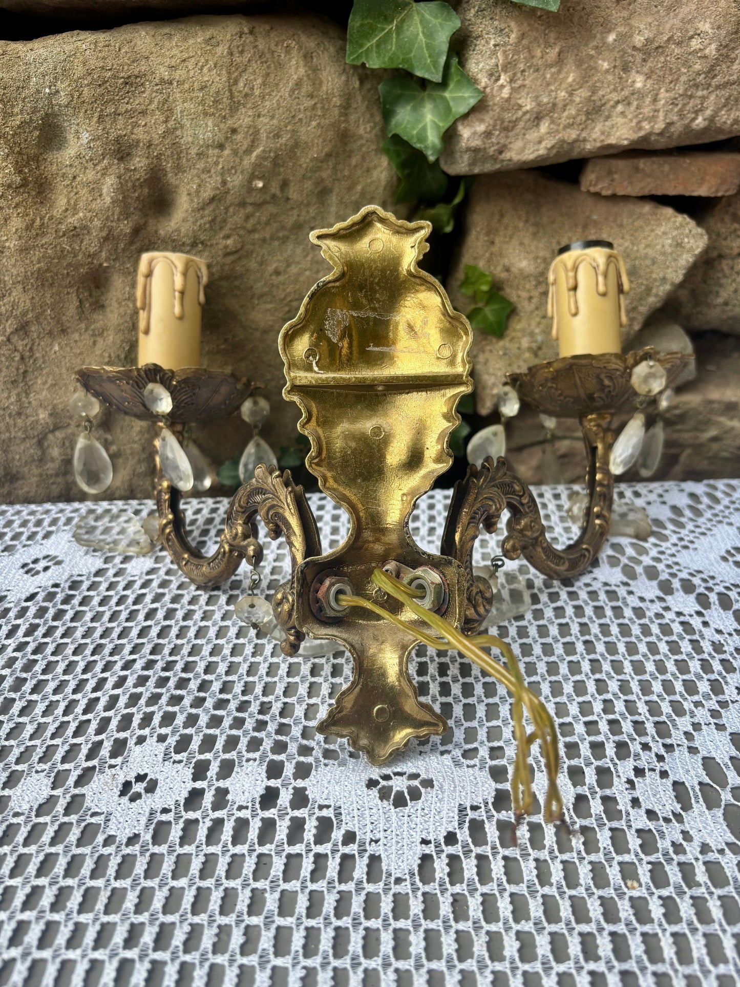 Appliques en bronze style Louis XVI