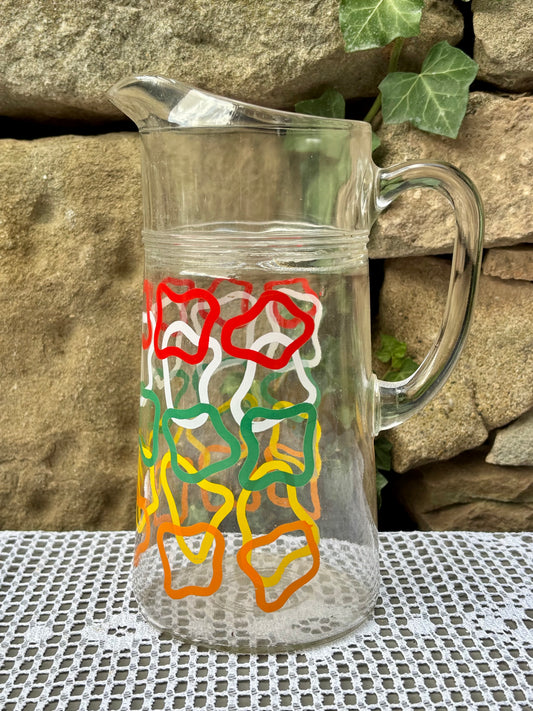 Pichet vintage coloré