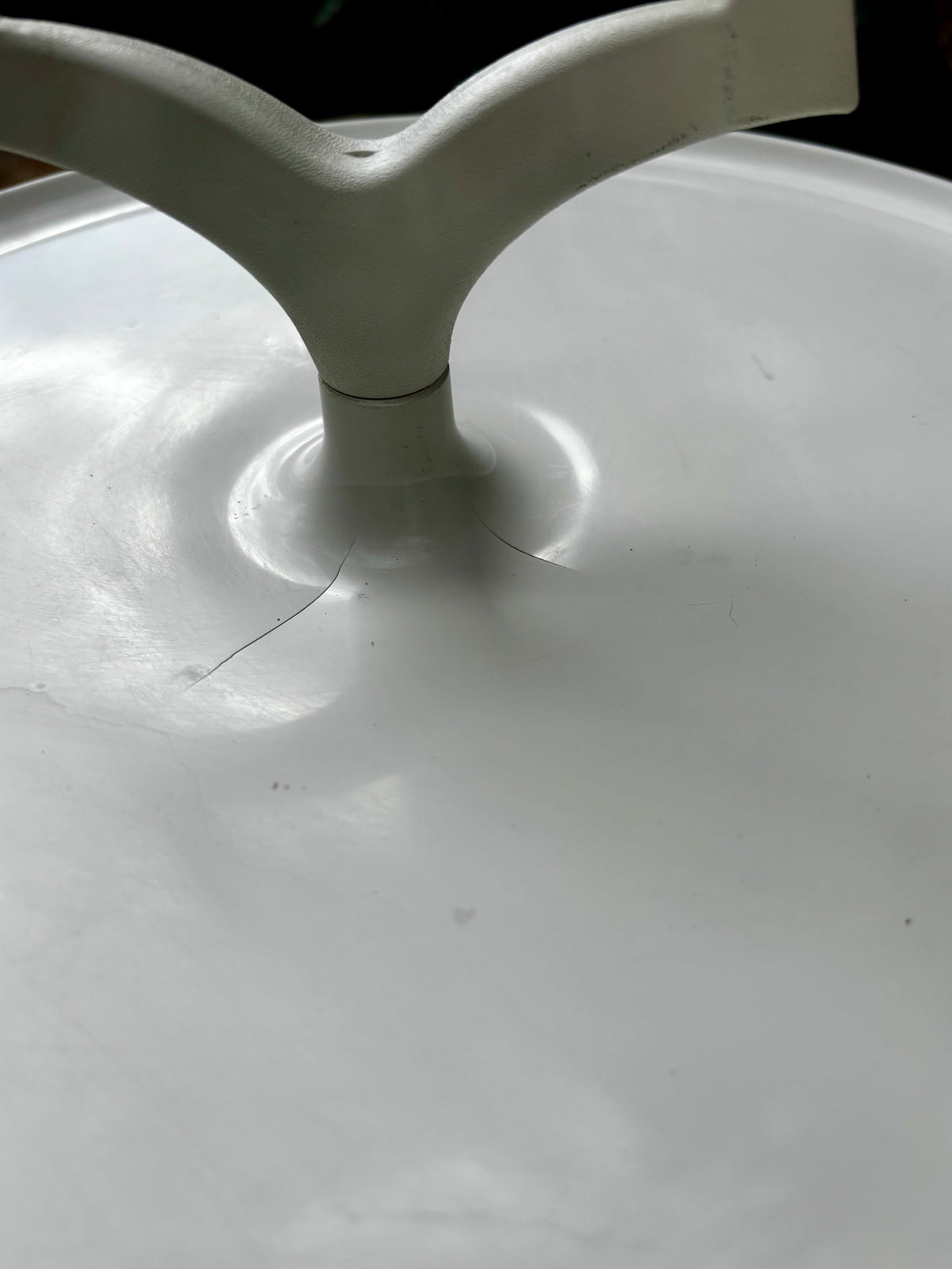Bar portatif Space Age plastique blanc
