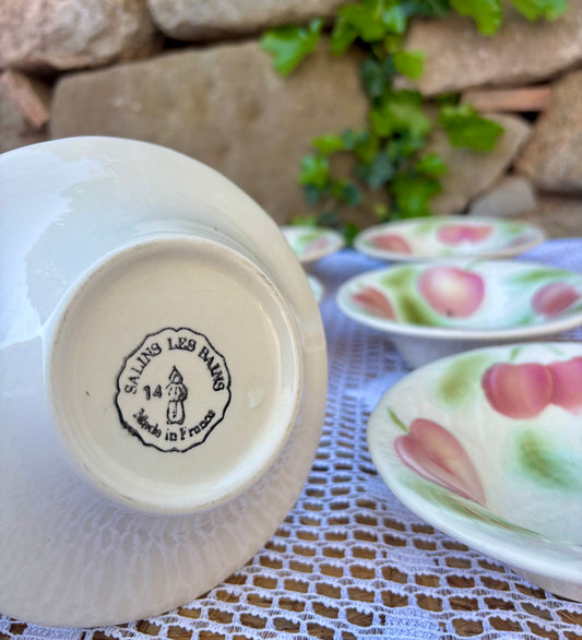 Coupes à dessert barbotine Salins les Bains