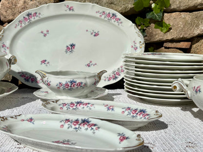 Service Ancienne Fabrique Royale de Limoges 19 pièces