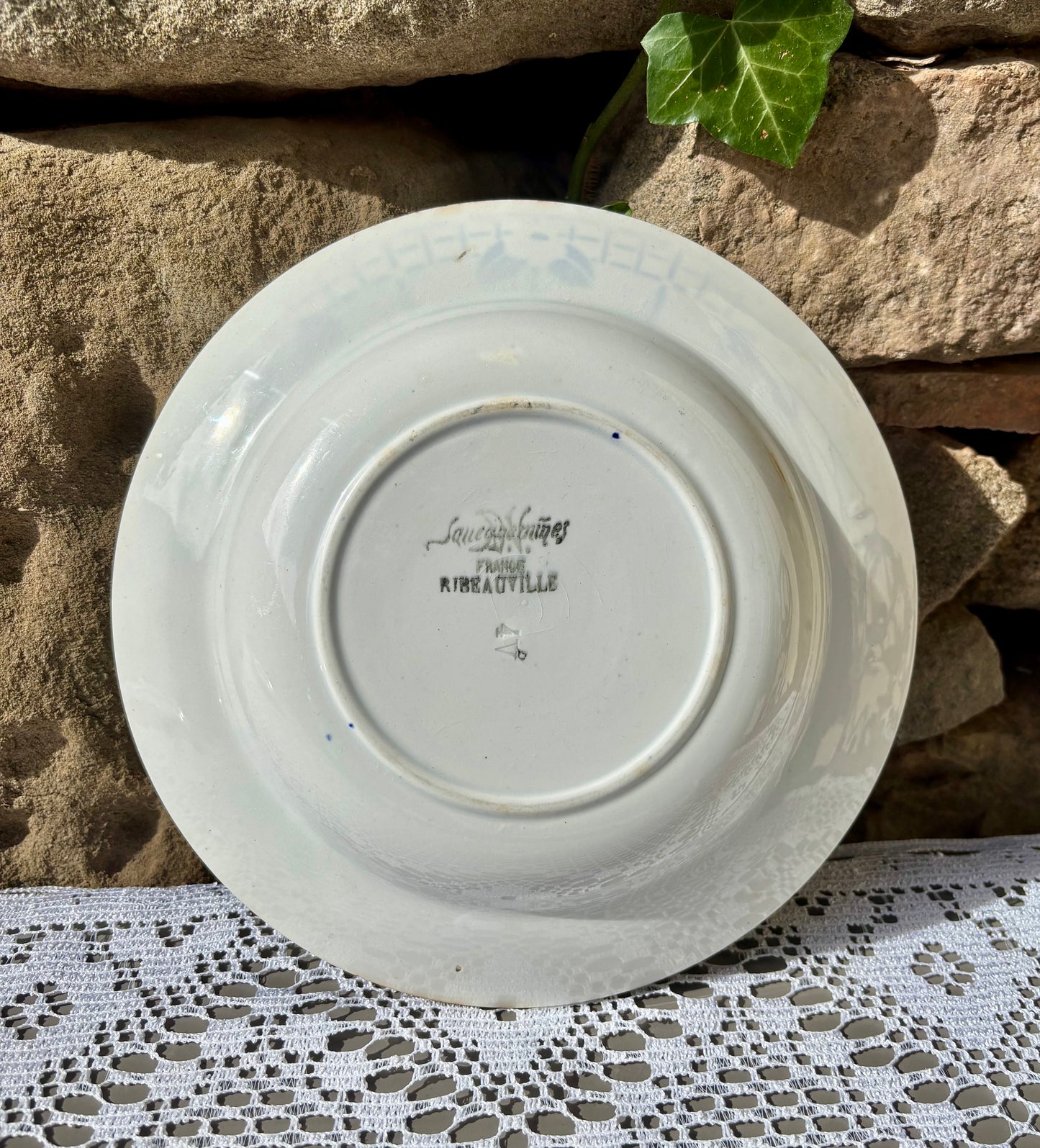 Assiette Ribeauvillé Sarreguemines