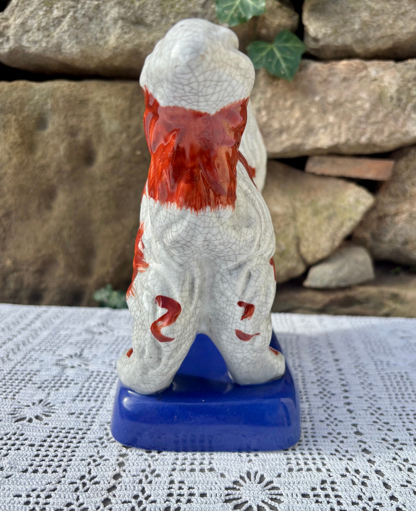 Statuette chat Staffordshire porcelaine