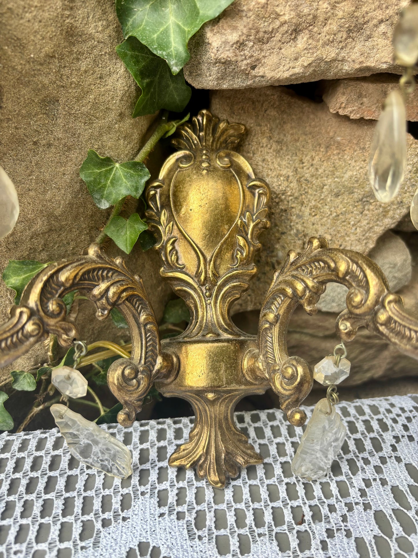 Appliques en bronze style Louis XVI