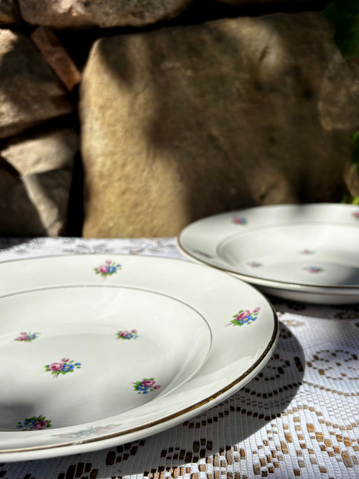 Assiettes Orchies Moulin des Loups x2