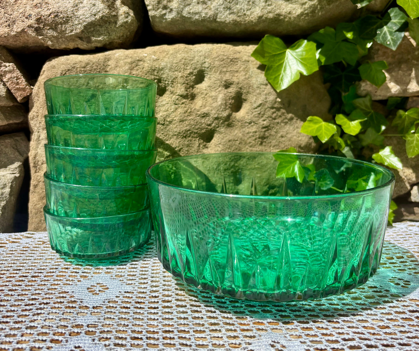 Ensemble Arcoroc vert
