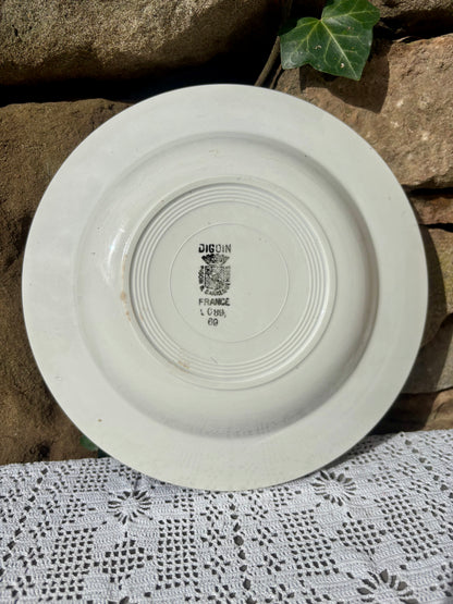 Assiette Digoin Sarreguemines