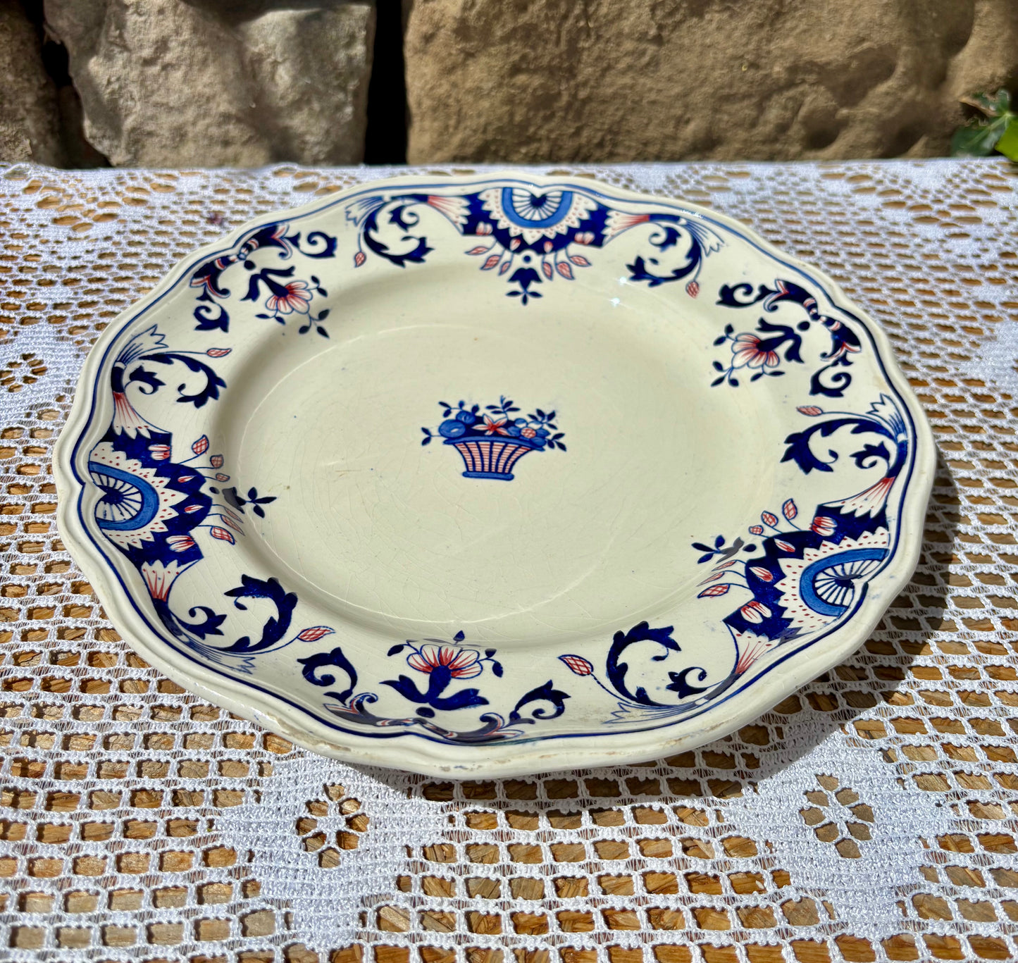 Assiette Longchamp modèle Rouennais
