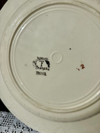 Assiette Badonviller modèle Orival