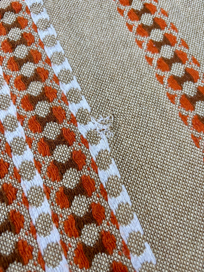 Chemin de table - tenture seventies