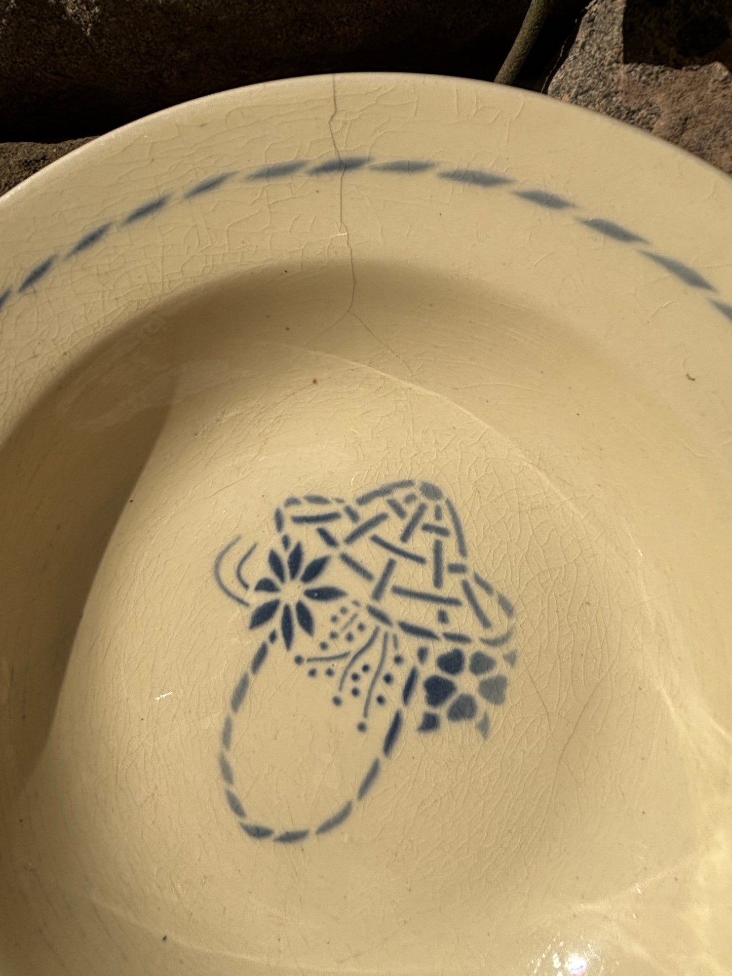 Assiette HBCM modèle Paradis