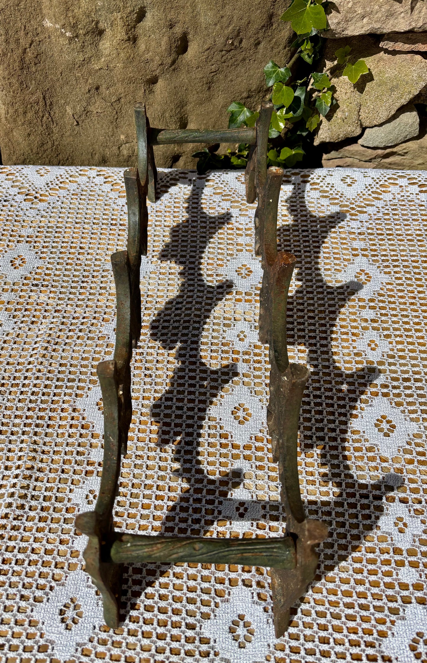 Porte bouteille fer forgé