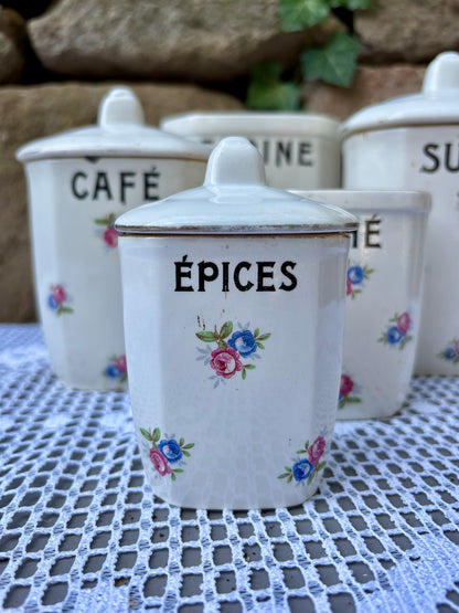 Pots à épices Digoin Sarreguemines