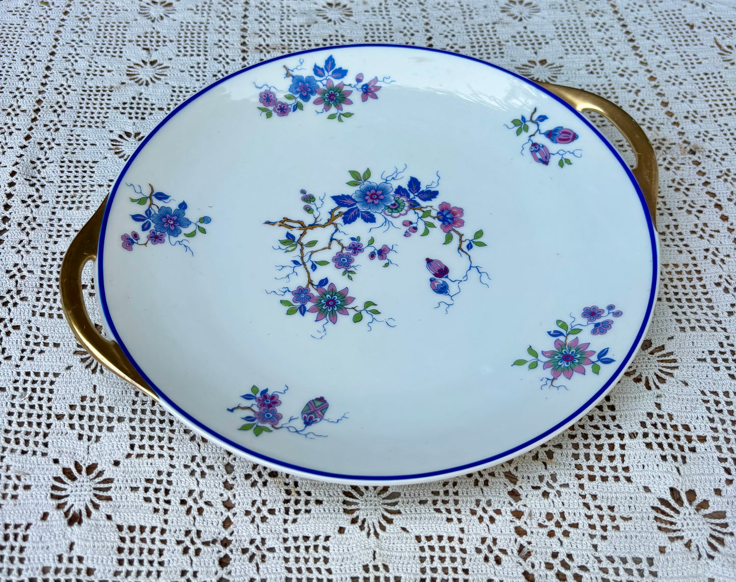 Plat à gâteau Limoges Haviland
