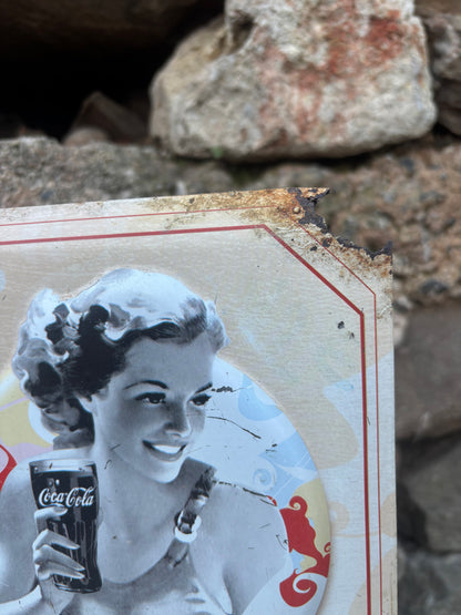 Plaque publicitaire Coca-Cola