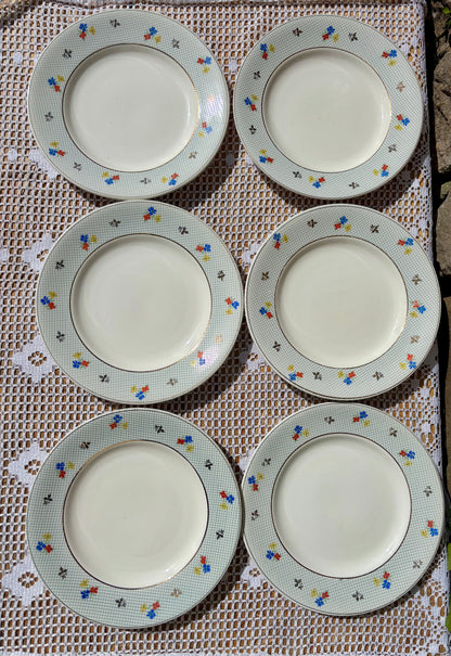 Assiettes et plat Salins modèle Christiane