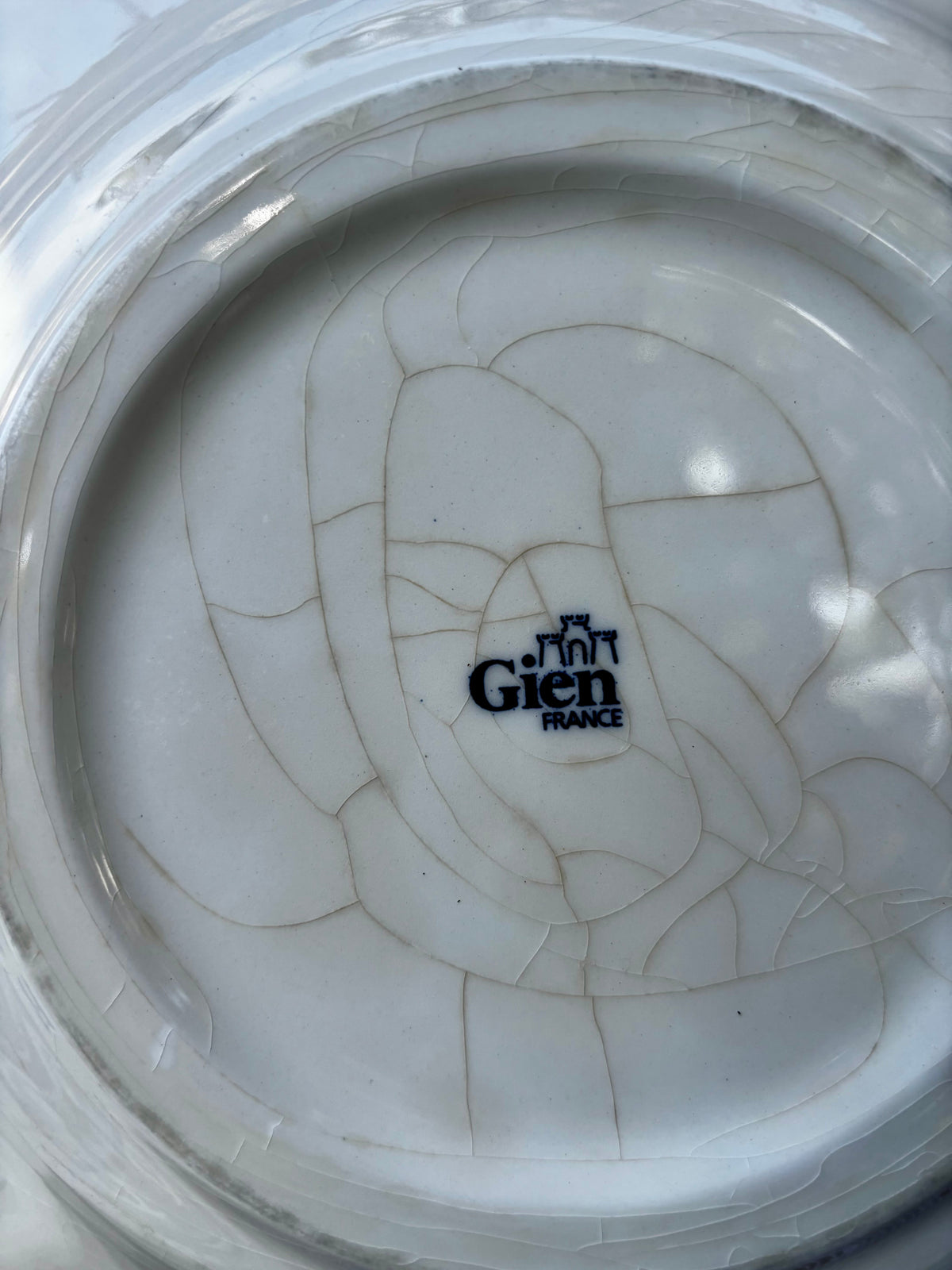 Assiettes Gien publicitaires sponsors JO 92 Barcelona x4
